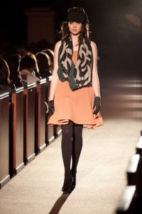 photo by pennywright white rabbit patterned scarf